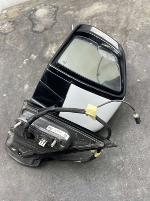 2022-2025 Jeep Wagoneer White Power Manual Folding Door/Side View Mirror with Surround View - Front, Left (Driver) (Used OEM)