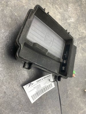 2016-2024 Audi Q7 Center Console Storage Compartment with Wireless Phone Charger - Front (Used OEM)