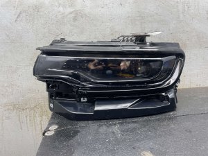 2022-2025 Jeep Wagoneer Black LED Headlight Assembly - Front, Left (Driver) (Used OEM)