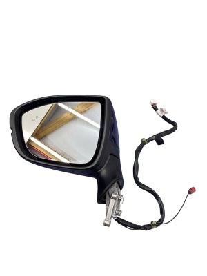 2022-2025 Nissan Pathfinder Blue Power Folding Heated Door/Side View Mirror with Camera and Memory - Front, Left (Driver) (Used OEM)