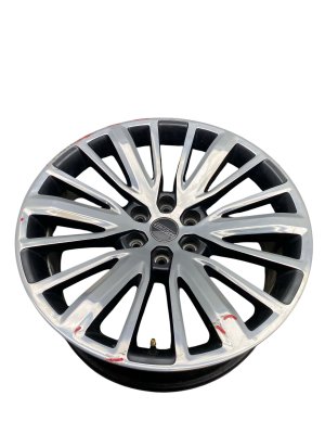 2022-2025 Jeep Wagoneer 22x9 18-Spoke Polished Charcoal Alloy Wheel (Used OEM)