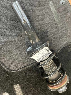 2013-2016 Porsche Boxster Suspension Strut Assembly without Electronic Damper - Rear, Left (Driver) (Used OEM)