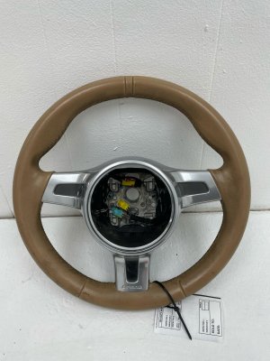 2013-2016 Porsche Boxster Beige Steering Wheel - Front (Used OEM)