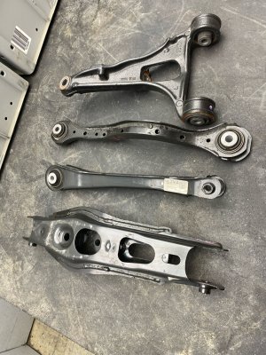 2023-2025 Honda Pilot Upper and Lower Suspension Control Arm Set - Rear, Left (Driver) (Used OEM)
