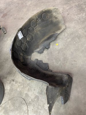 2019-2023 Audi Q8 Inner Fender Liner Splash Guard Shield - Rear, Right (Passenger) (Used OEM)