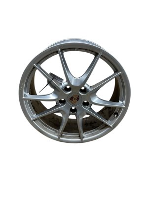 2013-2016 Porsche Boxster 20x8 5 Double Spoke Machined Alloy Wheel (Used OEM)