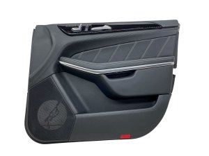 2014-2019 Mercedes-Benz CLA35 AMG Black Door Interior Trim Panel - Front, Right (Passenger) (Used OEM)