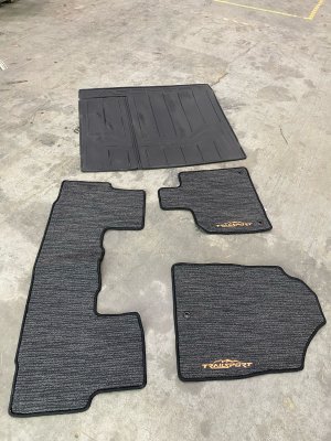 2023-2026 Honda Pilot Rear and Cargo Floor Mat Set - Front (Used OEM)