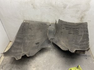 2019-2025 Audi Q8 Forward and Rearward Inner Fender Liner Splash Guard - Front, Left (Driver) (Used OEM)