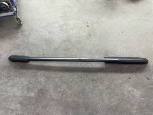 2019-2026 Honda Passport Black Roof Mounted Luggage Rail (Used OEM)
