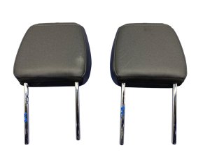 2021-2025 Ford Bronco Black Vinyl Seat Headrest Set - Front, Right (Passenger) (Used OEM)