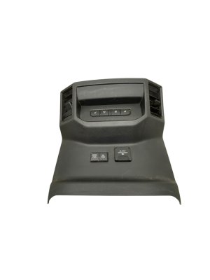 2023-2025 Toyota Sequoia Black Console Trim Panel with Climate Seat Control and USB Ports - Rear (Used OEM)