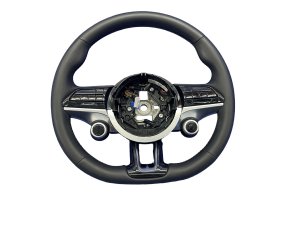 2023-2026 Maserati Grecale Black Leather Steering Wheel - Front (Used OEM)