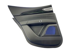 2023-2026 Maserati Grecale Black Door Interior Trim Panel with Sonus Faber Audio - Rear, Left (Driver) (Used OEM)