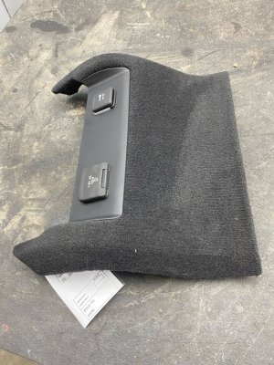 2022-2024 Jeep Wagoneer Center Console Trim Panel with Power Outlet - Rear (Used OEM)