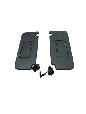 2021-2025 Ford Bronco Black Illuminated Sliding Sun Visor Set - Front, Right (Passenger) (Used OEM)