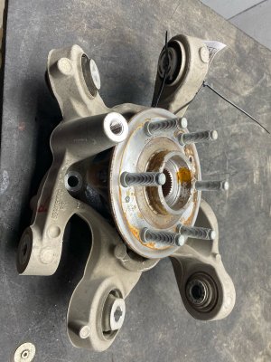 2022-2024 Jeep Wagoneer Spindle Knuckle and Wheel Bearing Hub Assembly - Rear, Right (Passenger) (Used OEM)