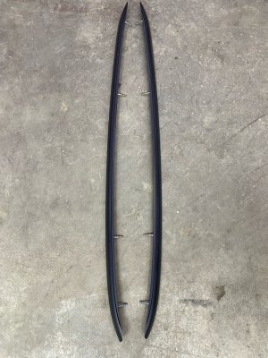 2019-2025 Audi Q8 Black Roof Rack Rail Set (Used OEM)