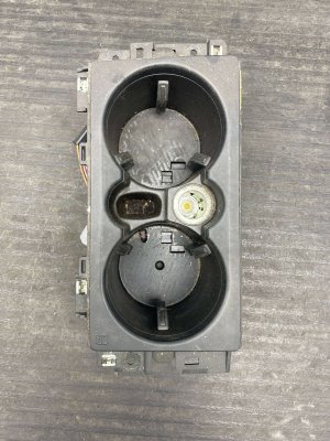 2020-2025 Audi Q7 Center Console Cup Holder with Power Outlet - Front (Used OEM)