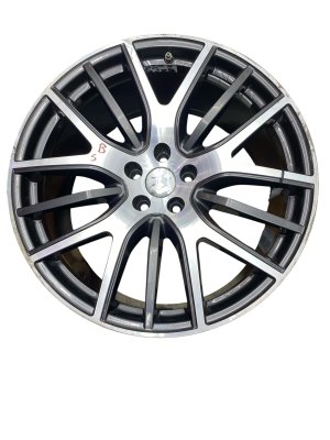 2017-2024 Maserati Levante 21x10.5 15-Spoke Polished with Painted Accents Alloy Wheel - Rear (Used OEM)