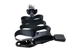 2021-2023 Ford F-150 Black Center Seat Belt Assembly - Rear, Left (Driver) (Used OEM)