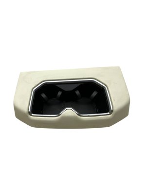 2023-2025 Toyota Sequoia White Front Center Console Trim Bezel - Rear (Used OEM)