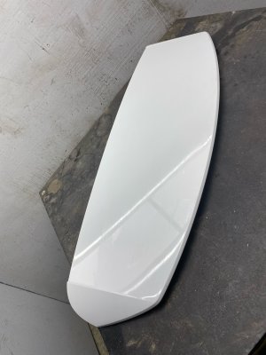 2019-2023 Audi Q8 White Trunk Tailgate Liftgate Mounted Spoiler - Rear (Used OEM)