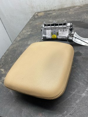 2020-2026 Audi Q7 Beige Center Console Storage Compartment Lid Armrest - Front (Used OEM)