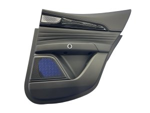 2023-2026 Maserati Grecale Black Door Interior Trim Panel with Sonus Faber Audio - Rear, Right (Passenger) (Used OEM)