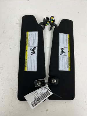 2020-2025 BMW M8 Black Illuminated Sun Visor Set - Right (Passenger) (Used OEM)