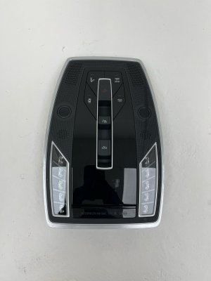 2019-2025 Audi A8 Overhead Roof Console with Dome Light - Front (Used OEM)