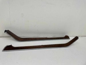 2019-2025 Audi A8 Illuminated Center Console Side Trim Panel Set (Used OEM)