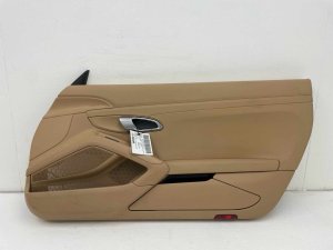 2013-2016 Porsche Boxster Beige Door Interior Trim Panel - Front, Right (Passenger) (Used OEM)