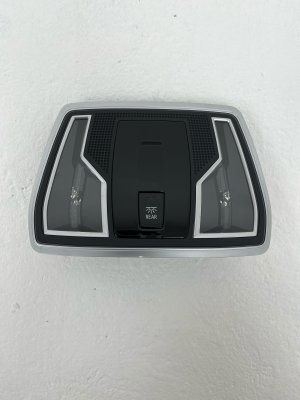 2019-2024 Audi A8 Overhead Console with Dome Light - Rear (Used OEM)