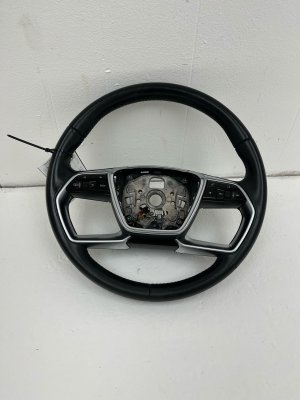 2019-2025 Audi A6 Black Heated Steering Wheel - Front (Used OEM)