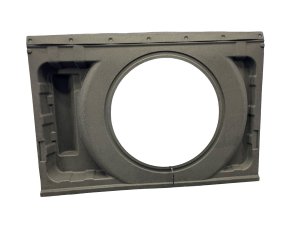 2022-2026 Genesis GV70 Black Trunk Lower Spare Tire Liner Trim Cover Panel - Rear (Used OEM)