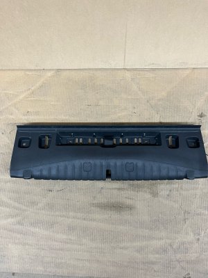 2019-2025 BMW M8 Black Trunk Sill Trim Cover Panel - Rear (Used OEM)