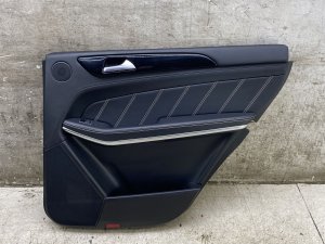 2013-2016 Mercedes-Benz GL550 Black Door Interior Trim Panel - Rear, Right (Passenger) (Used OEM)