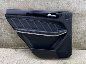 2012-2015 Mercedes-Benz ML350 Black Door Interior Trim Panel - Rear, Left (Driver) (Used OEM)