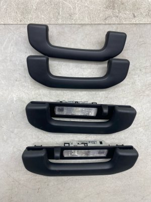 2012-2015 Mercedes-Benz ML350 Black Front and Rear Illuminated Interior Grab Bar Handle Set (Used OEM)