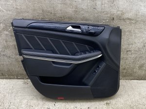 2013-2016 Mercedes-Benz GL550 Black Door Interior Trim Panel - Front, Left (Driver) (Used OEM)