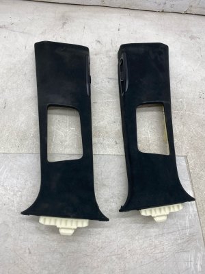 2012-2015 Mercedes-Benz ML350 Black Upper B-Pillar Trim Panel Cover Set (Used OEM)