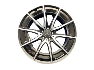 2022-2025 Mercedes-Benz S500 Black 20x11 V-Spoke Silver Rear Alloy Wheel (Used OEM)