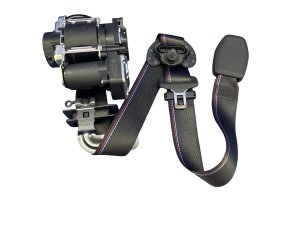 2021-2026 BMW M4 Black Seat Belt Assembly with M Sport Stitching - Front (Used OEM)