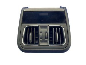 2023-2025 Maserati Grecale Black Center Console Climate Control Trim Panel with Vents - Rear (Used OEM)