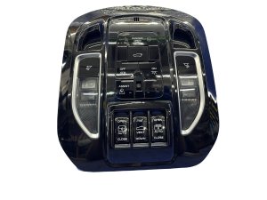 2023-2024 Maserati Grecale Black Overhead Console with Sunroof Controls and Map Light - Front (Used OEM)