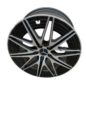 2022-2025 Mercedes-Benz C300 18x8.5 5-Spoke Double Spoke Machined Aluminum Rear Wheel (Used OEM)