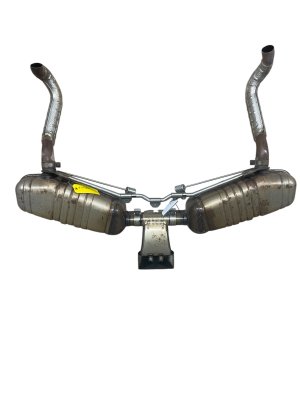 2013-2016 Porsche Boxster Exhaust Muffler Silencer Assembly - Rear (Used OEM)