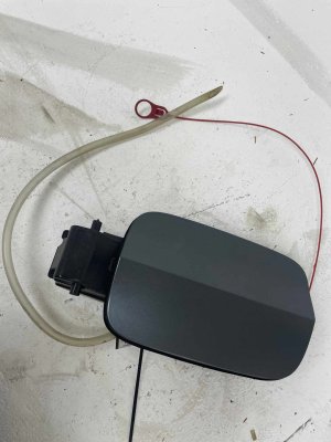 2015-2020 Audi A3 Gray Fuel Filler Door with Pocket and Gas Cap (Used OEM)