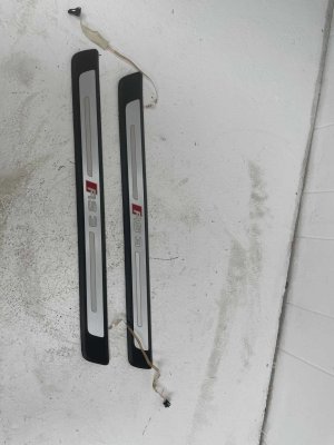 2017-2020 Audi S3 Illuminated Door Sill Trim Panel Set (Used OEM)